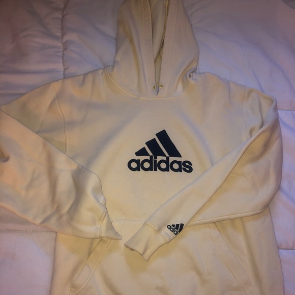pastel yellow adidas hoodie